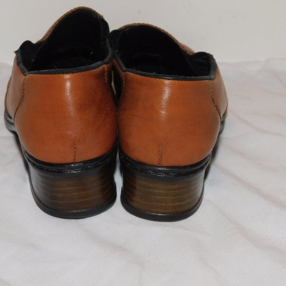 Rieker Leather Slip On Shoes Size 4 - Picture 4 of 8